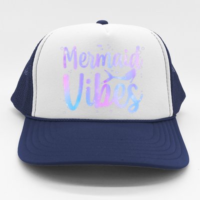 Cute Mermaid Art For Women Girl Sea Creature Mermaid Lover Trucker Hat