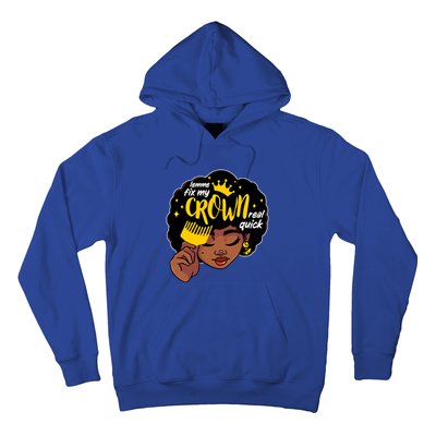 Crown Melanin African Black History Queen Black Magic Gift Hoodie