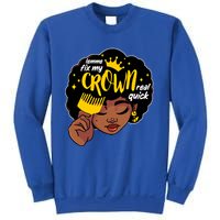 Crown Melanin African Black History Queen Black Magic Gift Sweatshirt