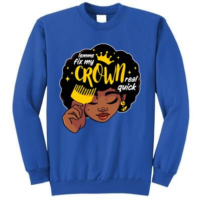 Crown Melanin African Black History Queen Black Magic Gift Sweatshirt