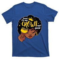 Crown Melanin African Black History Queen Black Magic Gift T-Shirt