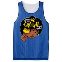 Crown Melanin African Black History Queen Black Magic Gift Mesh Reversible Basketball Jersey Tank