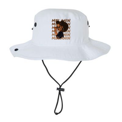 Cute Melanin Afro Natural Hair Queen Black Magic Gift Cute Gift Legacy Cool Fit Booney Bucket Hat