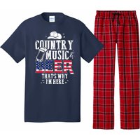 Country Music And Beer That's Why I'm Here Pajama Set