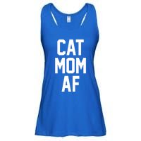 Cat Mom Af Gift For Cat Moms Of Kitties Ladies Essential Flowy Tank