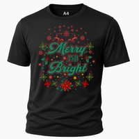 Cute Merry And Bright Christmas Season Cooling Performance Crew T-Shirt