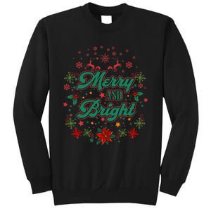 Cute Merry And Bright Christmas Season Sweatshirt