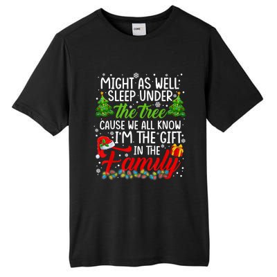 Christmas Might As Well Sleep Under The Tree Tall Fusion ChromaSoft Performance T-Shirt