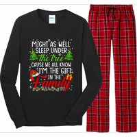 Christmas Might As Well Sleep Under The Tree Long Sleeve Pajama Set