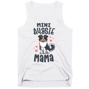 Cute Mini Aussie Mama Gift For Any Dog Lover Tank Top