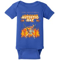 Cool Mysterious Autistic Gay Hard Skeleton Baby Bodysuit