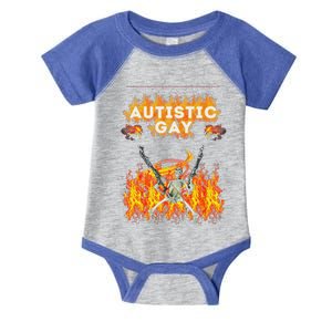 Cool Mysterious Autistic Gay Hard Skeleton Infant Baby Jersey Bodysuit