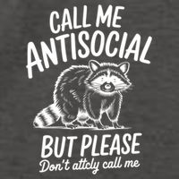 Call Me Antisocial But Please DonT Actually Call Me Funny Gift Vector Backpack
