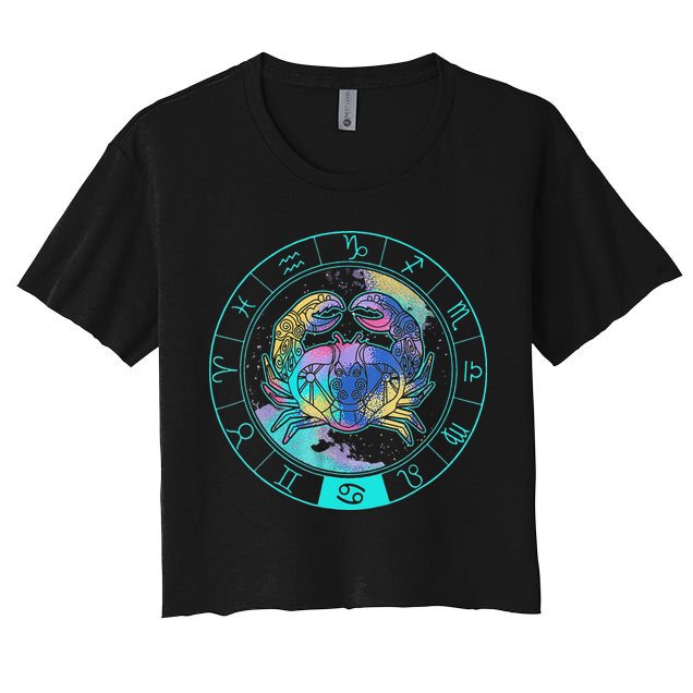 Cancer Moonchild Astrology Zodiac Horoscope Crop Top