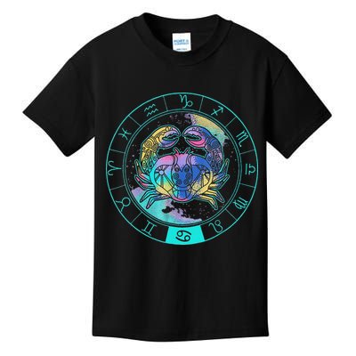 Cancer Moonchild Astrology Zodiac Horoscope Kids T-Shirt