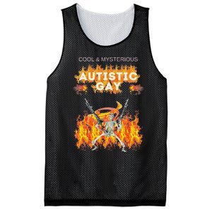 Cool Mysterious Autistic Gay Funny Hard Skeleton Meme Gen Z Mesh Reversible Basketball Jersey Tank