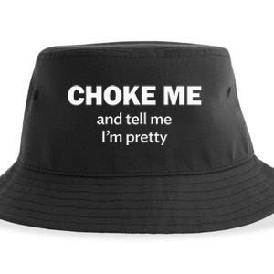 Choke Me And Tell Me IM Pretty Bdsm Gear Sustainable Bucket Hat