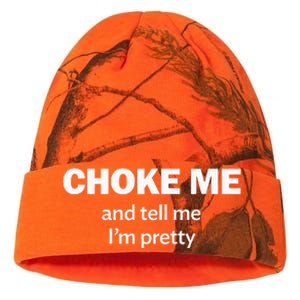 Choke Me And Tell Me IM Pretty Bdsm Gear Kati Licensed 12" Camo Beanie