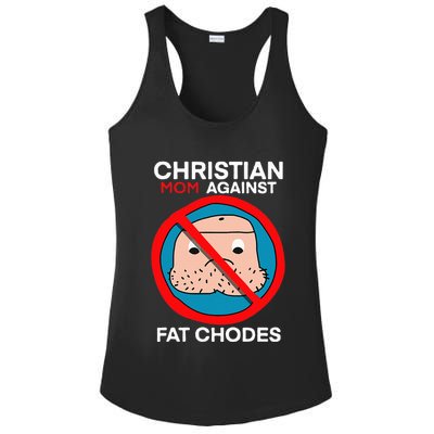 Christian Mom Against Fat Chodes Ladies PosiCharge Competitor Racerback Tank