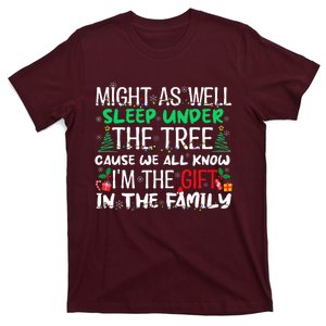 Christmas Might As Well Sleep Under Tree Christmas T-Shirt