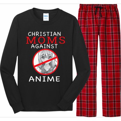 Christian Moms Against Anime Long Sleeve Pajama Set