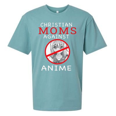 Christian Moms Against Anime Sueded Cloud Jersey T-Shirt