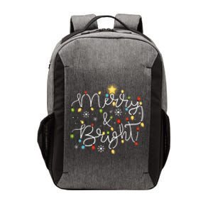 Christmas Merry And Bright Holiday December Teacher Vector Backpack