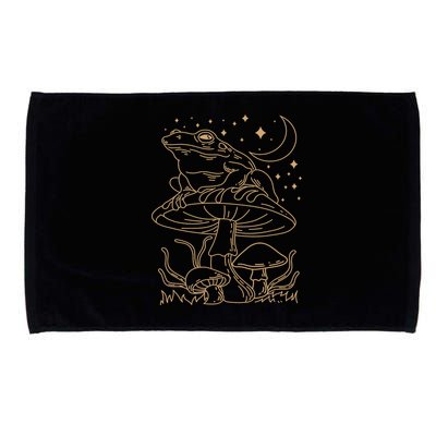 Cottagecore Mushroom Amphibians Fungi Goblincore Mycology Microfiber Hand Towel