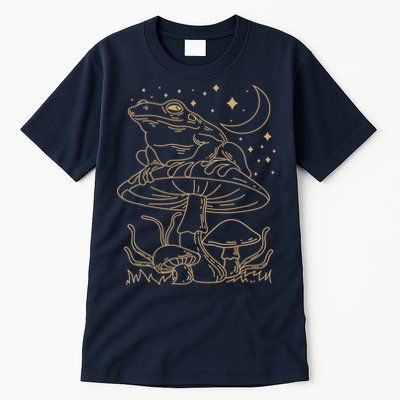 Cottagecore Mushroom Amphibians Fungi Goblincore Mycology Tall T-Shirt