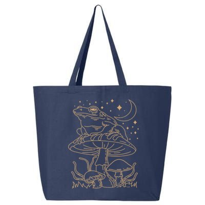 Cottagecore Mushroom Amphibians Fungi Goblincore Mycology 25L Jumbo Tote