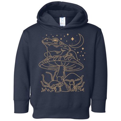 Cottagecore Mushroom Amphibians Fungi Goblincore Mycology Toddler Hoodie