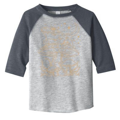 Cottagecore Mushroom Amphibians Fungi Goblincore Mycology Toddler Fine Jersey T-Shirt