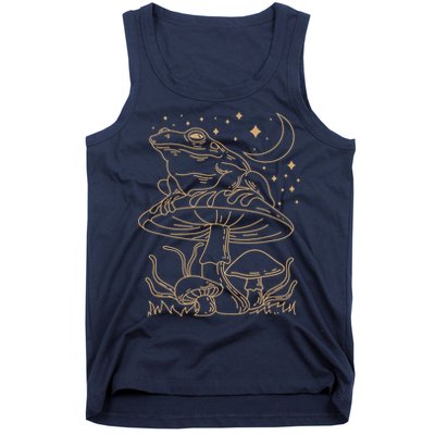 Cottagecore Mushroom Amphibians Fungi Goblincore Mycology Tank Top