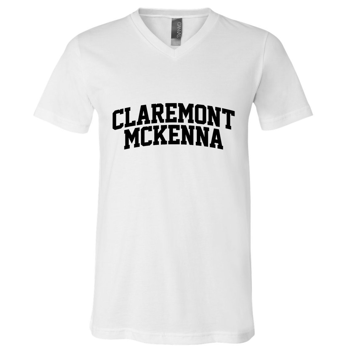 Claremont Mckenna Arch Vintage Retro College Athletic Sports V-Neck T-Shirt