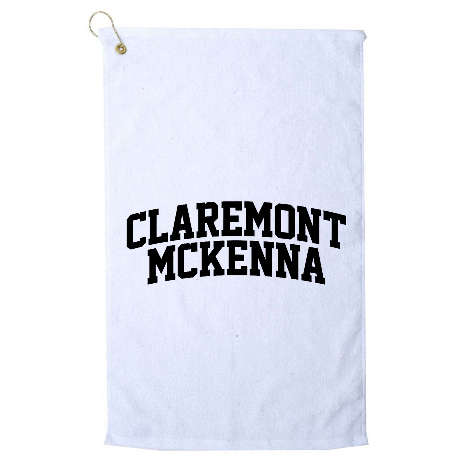 Claremont Mckenna Arch Vintage Retro College Athletic Sports Golf Towel