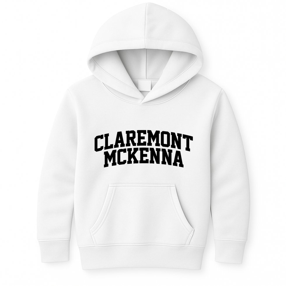 Claremont Mckenna Arch Vintage Retro College Athletic Sports Kids Hoodie