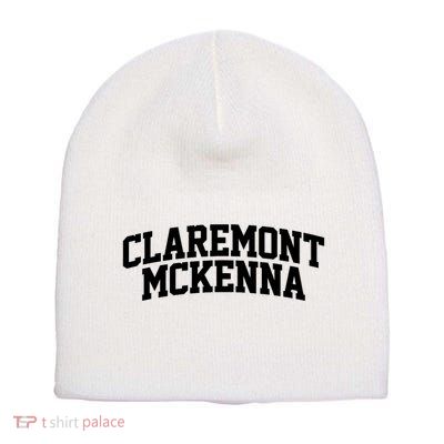 Claremont Mckenna Arch Vintage Retro College Athletic Sports Short Acrylic Beanie