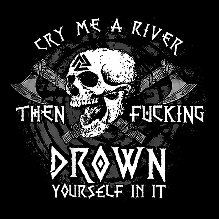 Cry Me A River Then Fucking Drown Yourself In It (On Back) Impact Tech Backpack