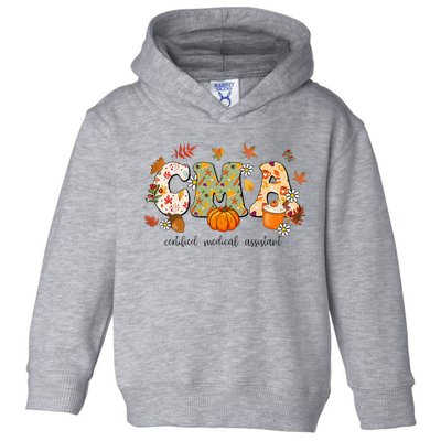 Certified Medical Assistant Autumn Fall Season Thanksgiving Toddler Hoodie