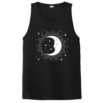 Crescent Moon And Stars PosiCharge Competitor Tank