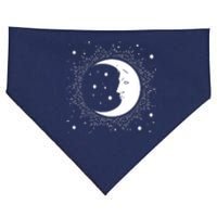 Crescent Moon And Stars USA-Made Doggie Bandana