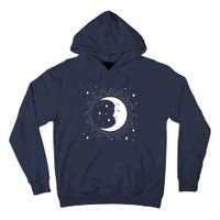 Crescent Moon And Stars Tall Hoodie