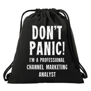 Channel Marketing Analyst Drawstring Bag