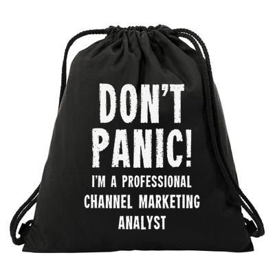 Channel Marketing Analyst Drawstring Bag