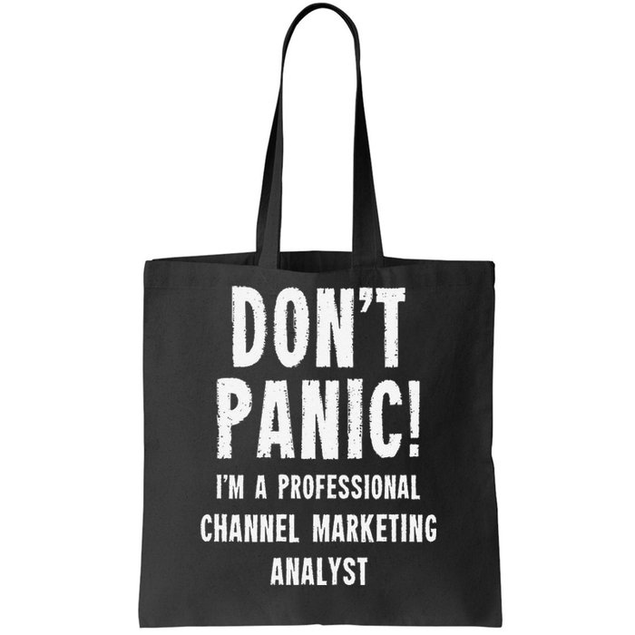 Channel Marketing Analyst Tote Bag