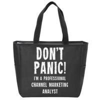 Channel Marketing Analyst Zip Tote Bag