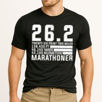 Cool Marathon Art Marathoner Running 26 2 Finisher Meaningful Gift Cooling Performance Crew T-Shirt