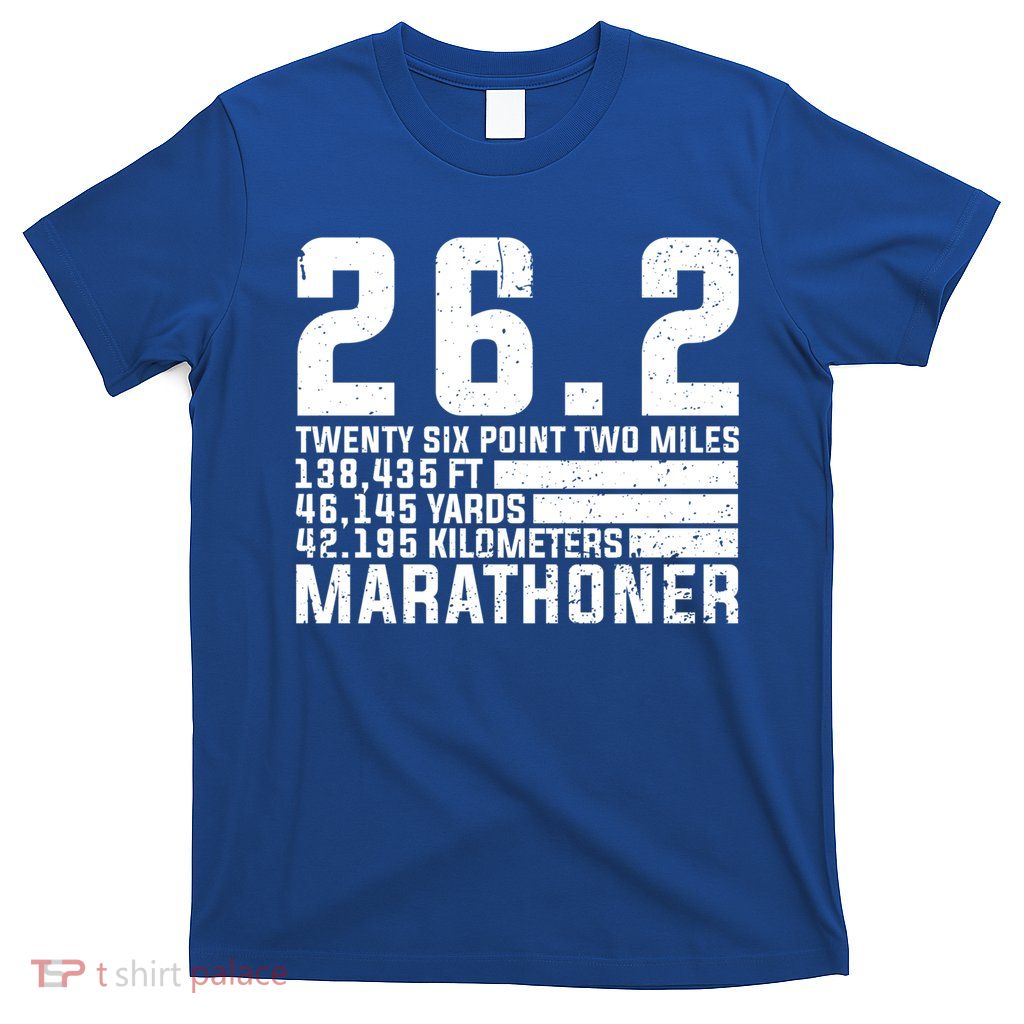 Cool Marathon Art Marathoner Running 26 2 Finisher Meaningful Gift T-Shirt