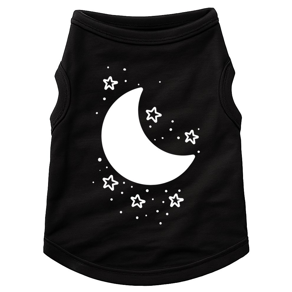 Cool Moon And Stars Night Doggie Tank