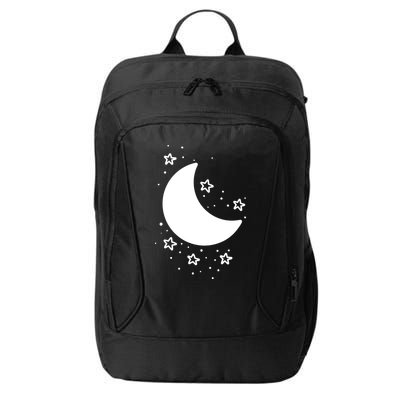 Cool Moon And Stars Night City Backpack
